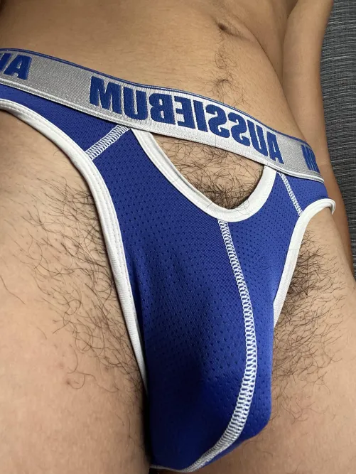 I love how the pubes show with this jockstrap by FakeEquation098