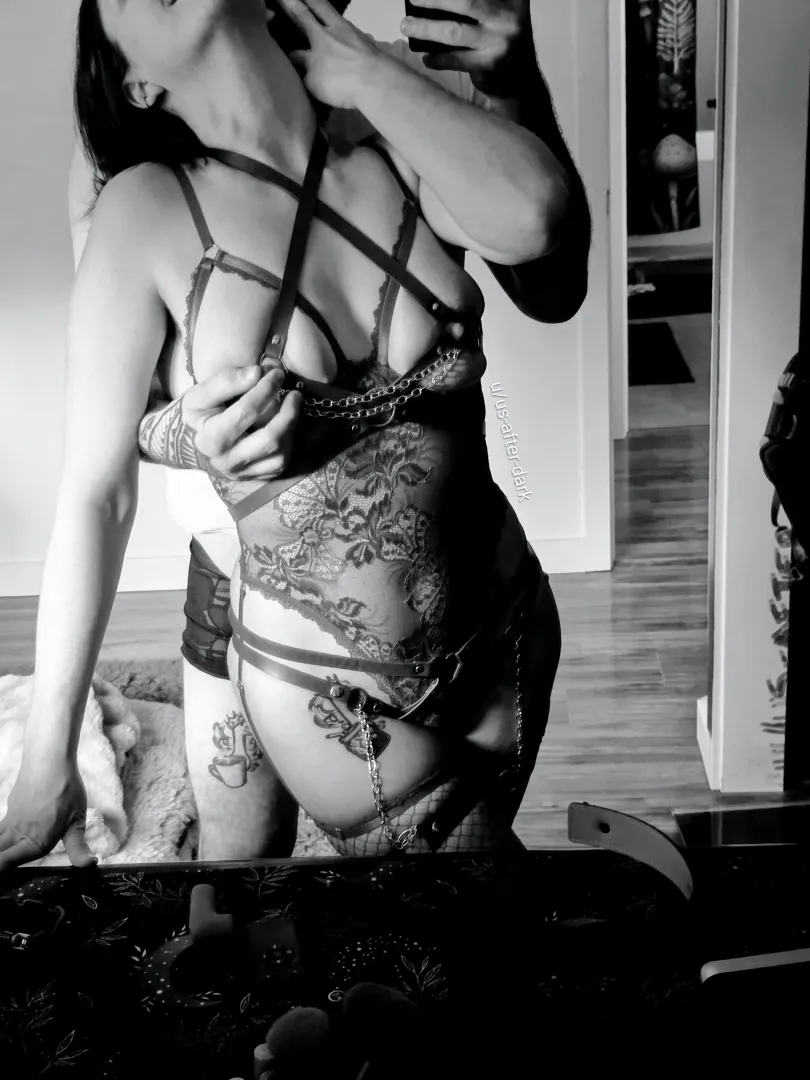 I love how this strapy set frames my boobs posted by Us-After-Dark