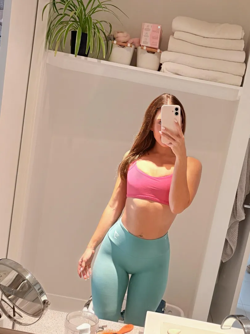 I love how yoga pants show off my shape posted by Sagittariusbabygirl