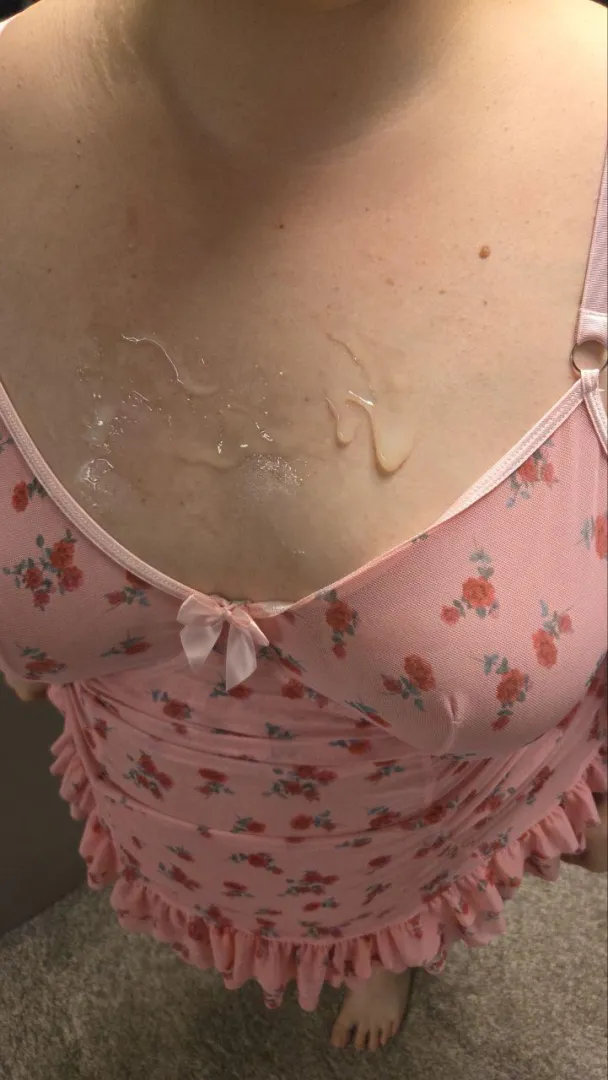 I love it all over my tits posted by sweetrosapeach1