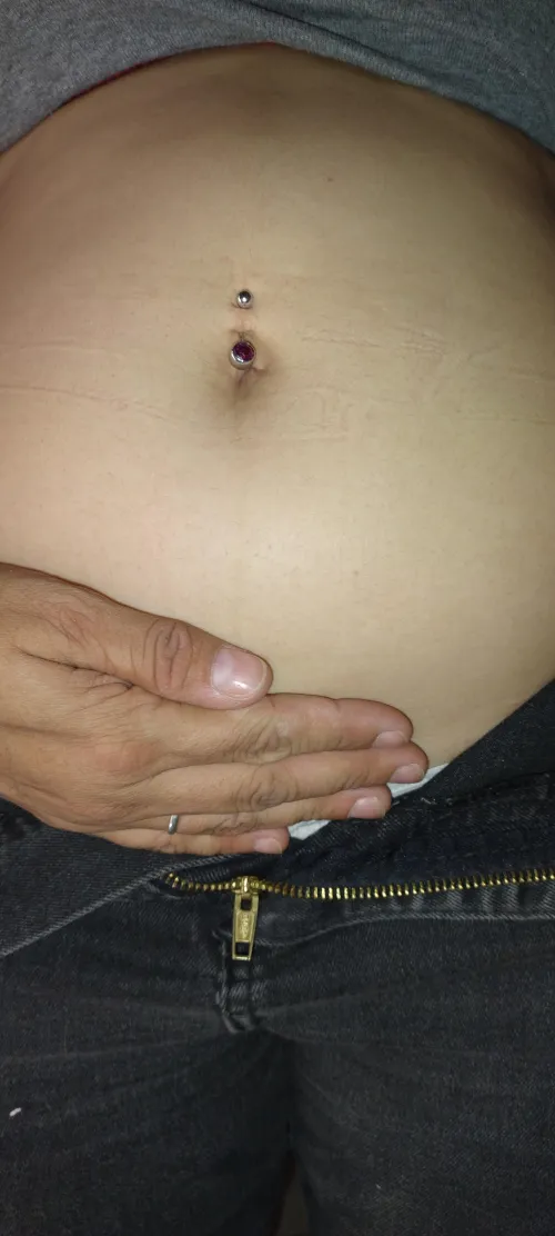 I love my belly ❤️ but I'll love it even more on Monday when it's bloated from all the food and drink I've had  by misslucysugar