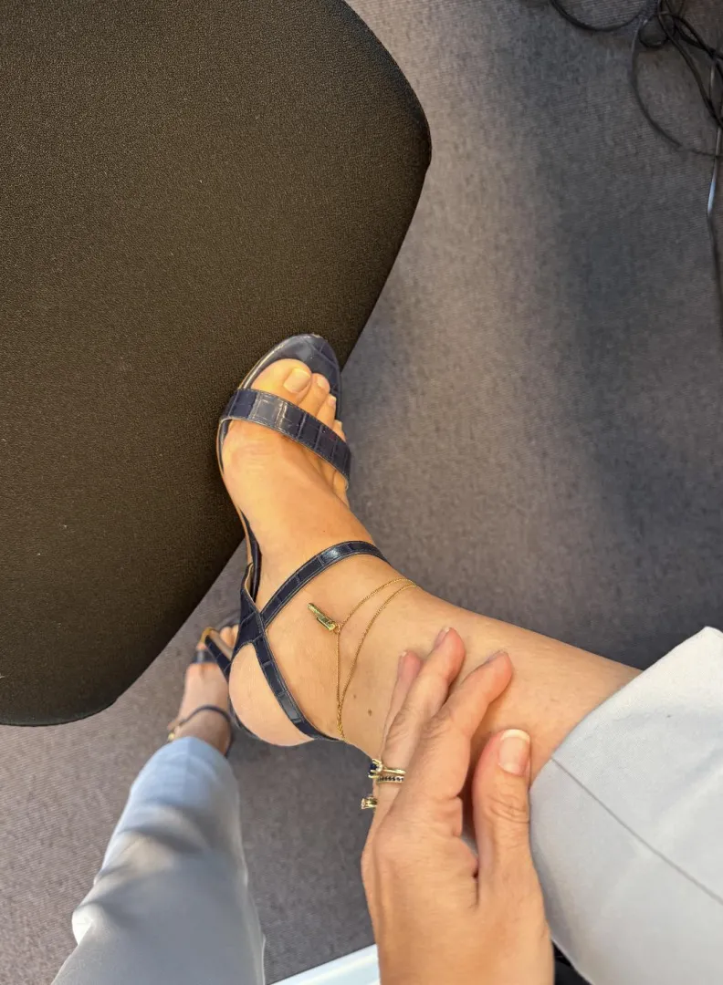 I love sending him random photos of his key while at work, letting him know if anyone commented on my anklet.. True or not..  posted by AyaLibre