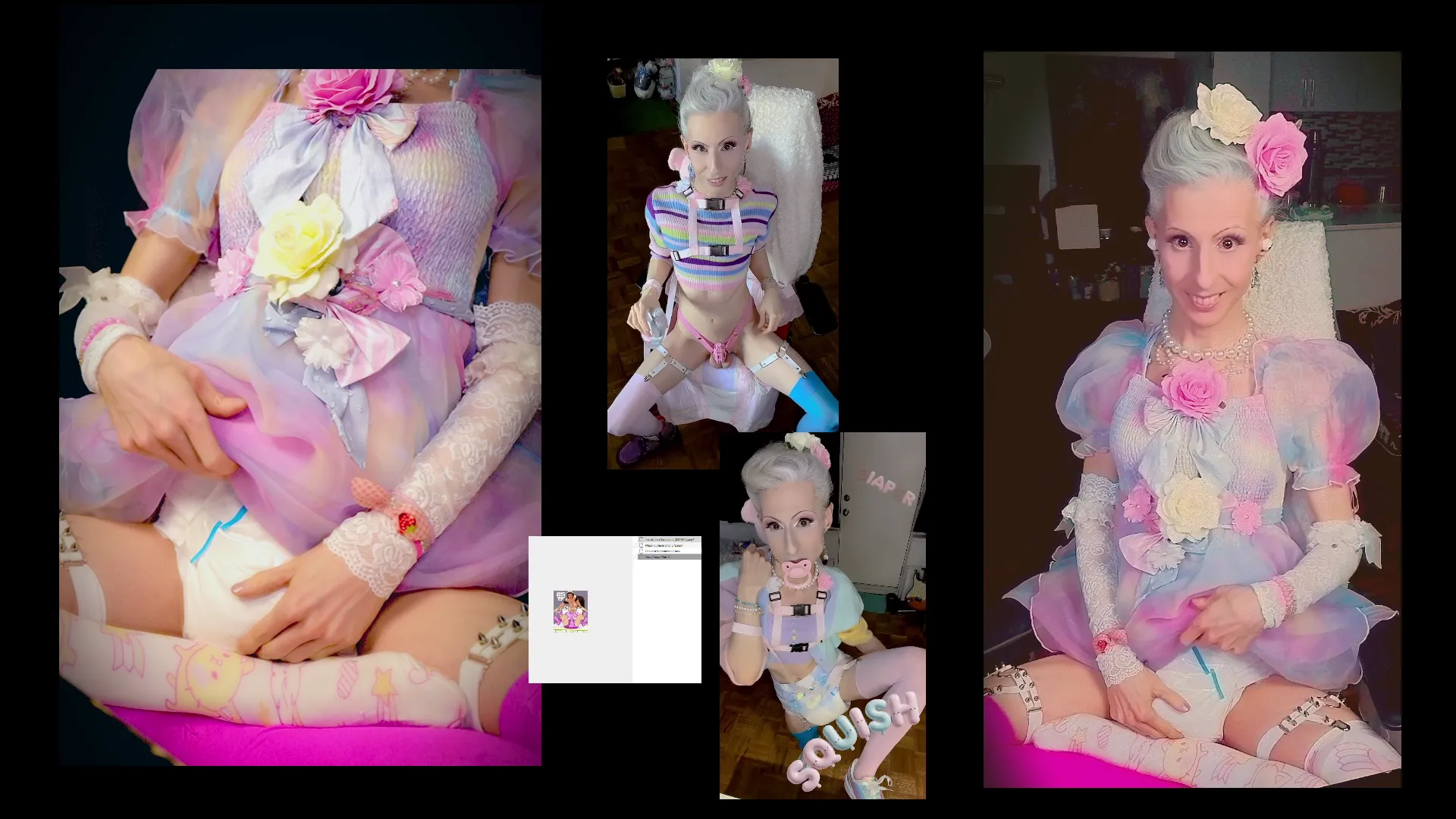 I love showing off on cam for anyone bold enough to reach in and check my diaper :3 posted by diaperlovely