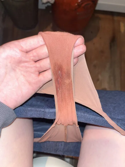 I love smelling my panties after I’ve made a mess of them by DrippingKitty69