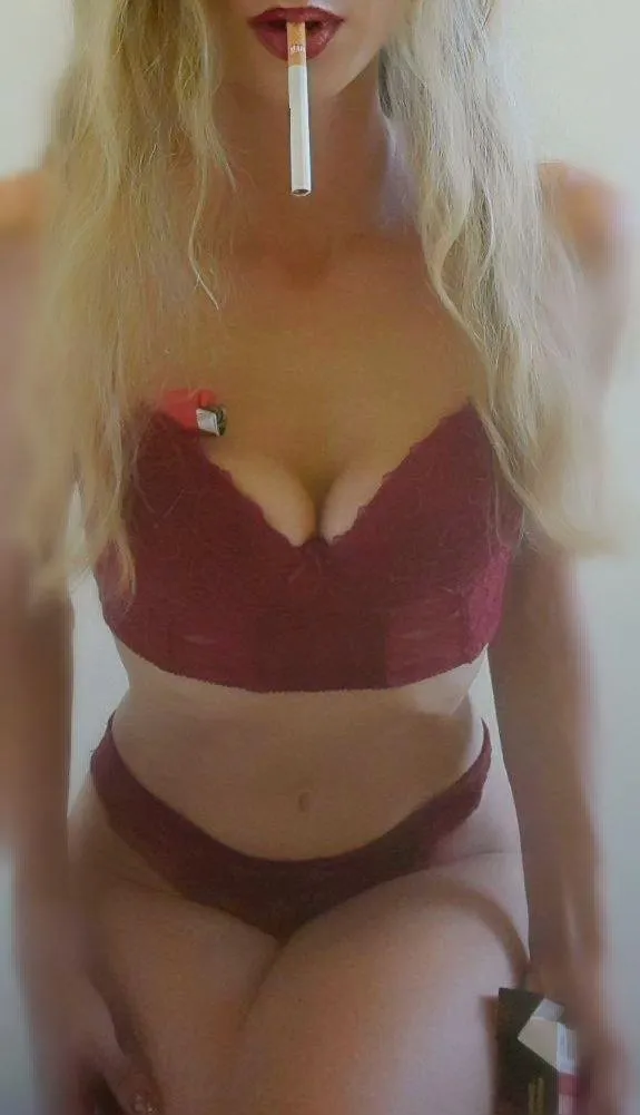 I love the power I have over you with just my lips and cigarette! posted by layla-blue-