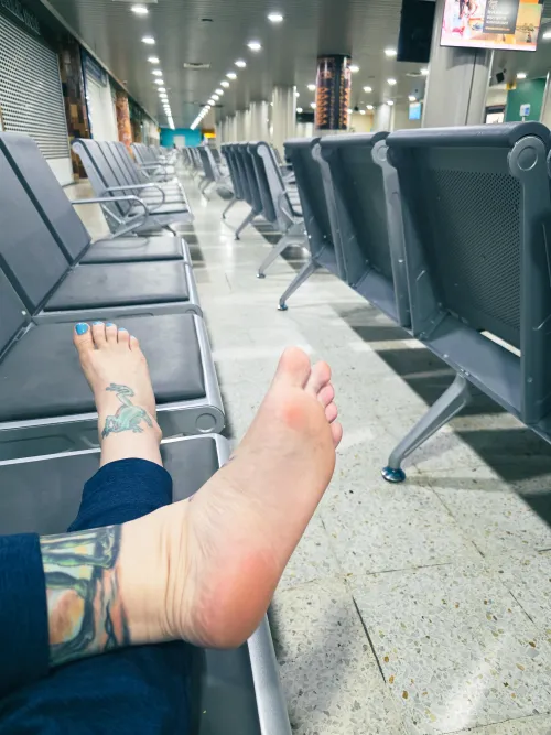 I love the thrill of airport sole selfies. by The-Electric-Sky