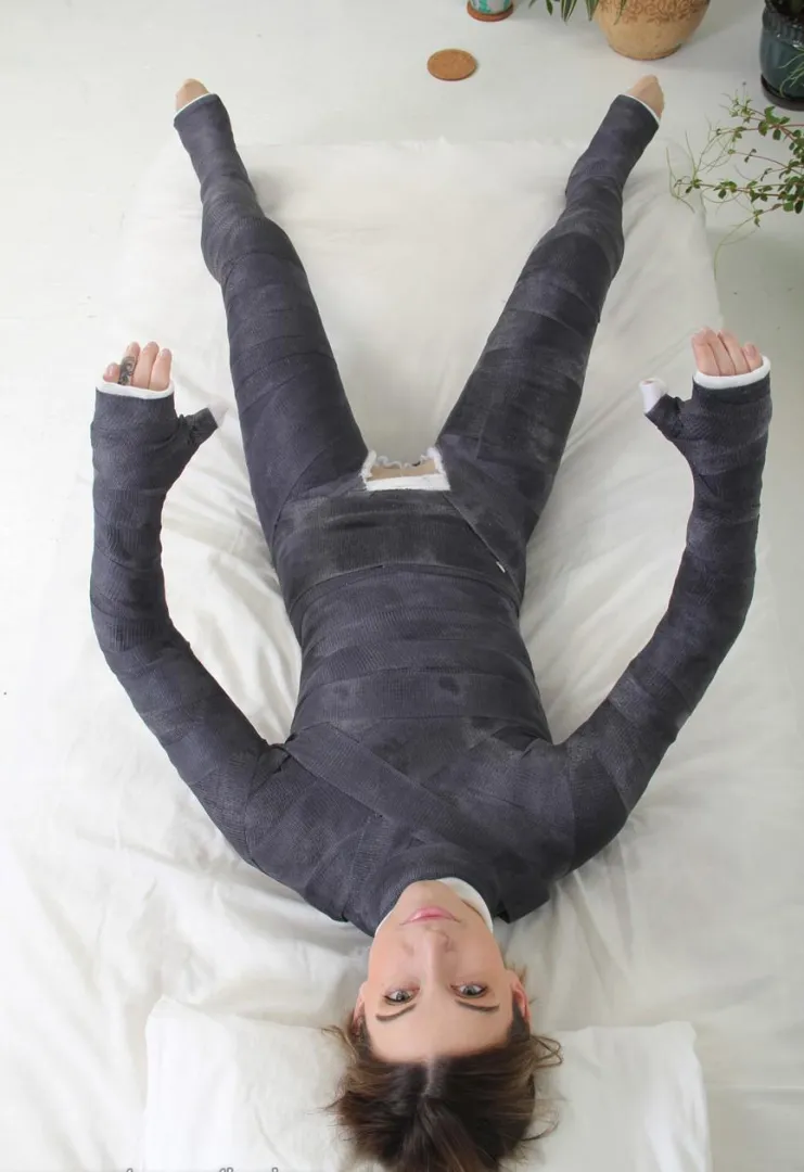 I love the way Samantha looks when she's completely encased. posted by castyourenthusiasm