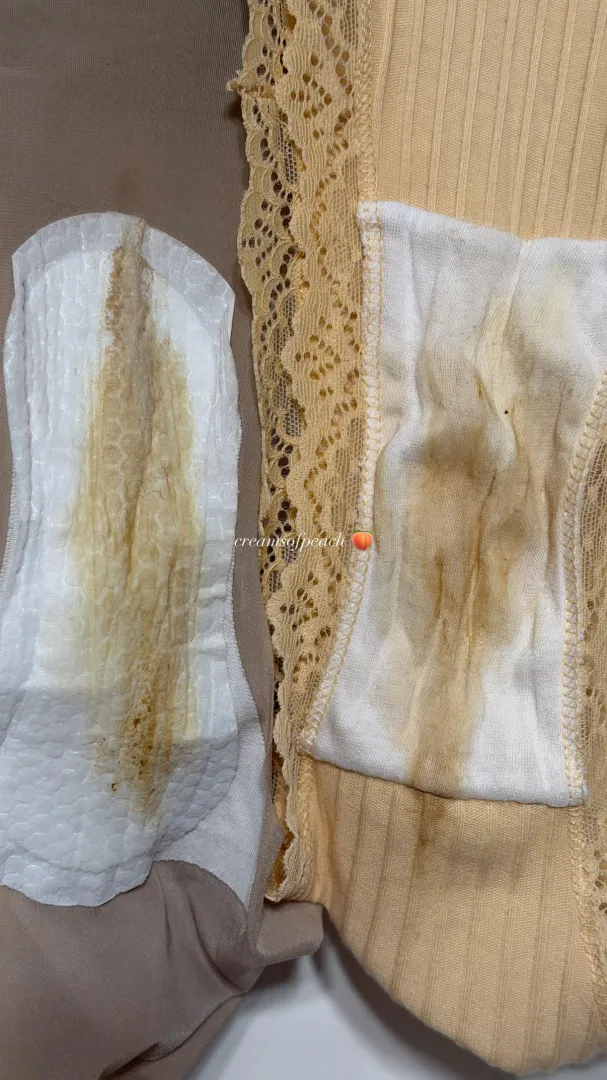 I love to see the difference between my liner and panty wears. posted by creamsofpeach