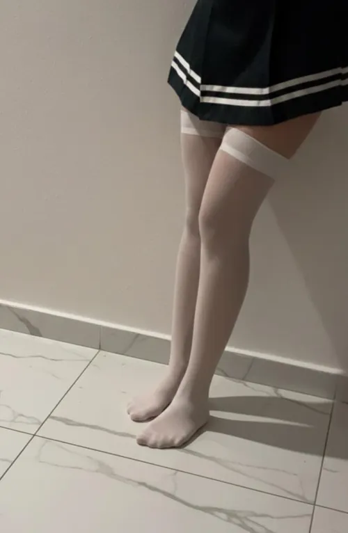 I love wearing cute tights and skirts ❤️ by Prestigious_Move9957