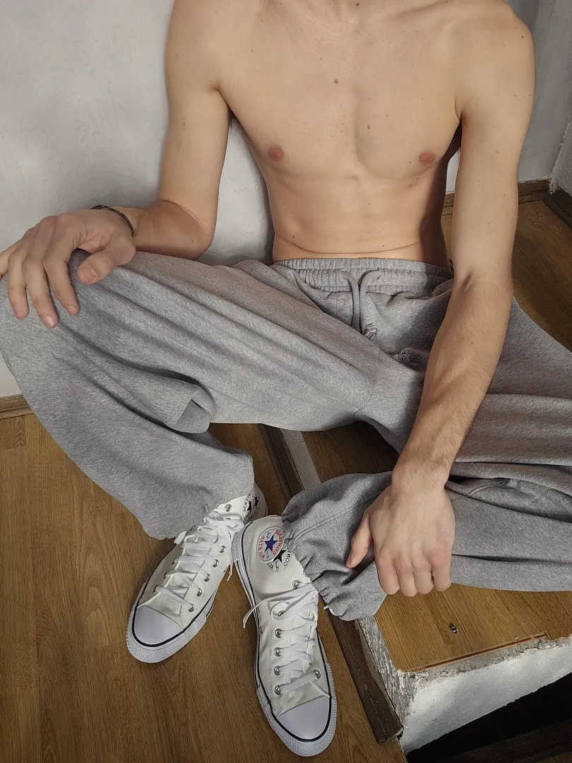 I love wearing grey sweats posted by MassiveMaterial1154