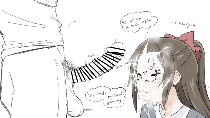 I love when someone forcefully cums all over my face, it means I did a good job at being their rape toy by ThrownLifeWasted2