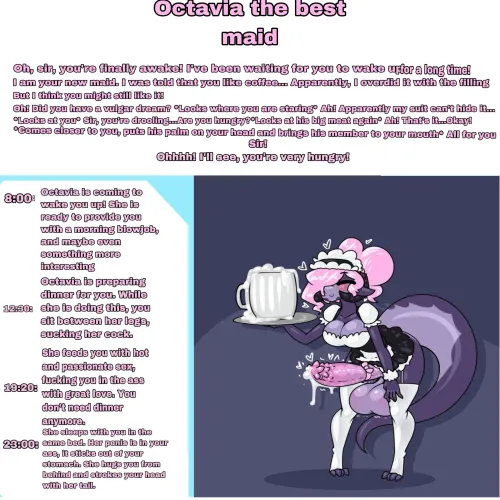 I made another caption.Caption with the best maid Octavia by DvB_for_