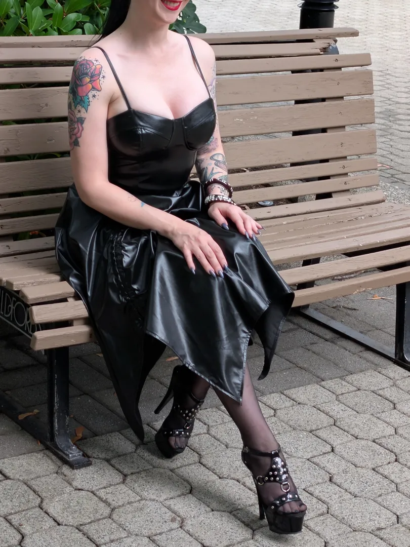 I may have a sweet smile, but I am a very bad girl when I wear black posted by shoeteese