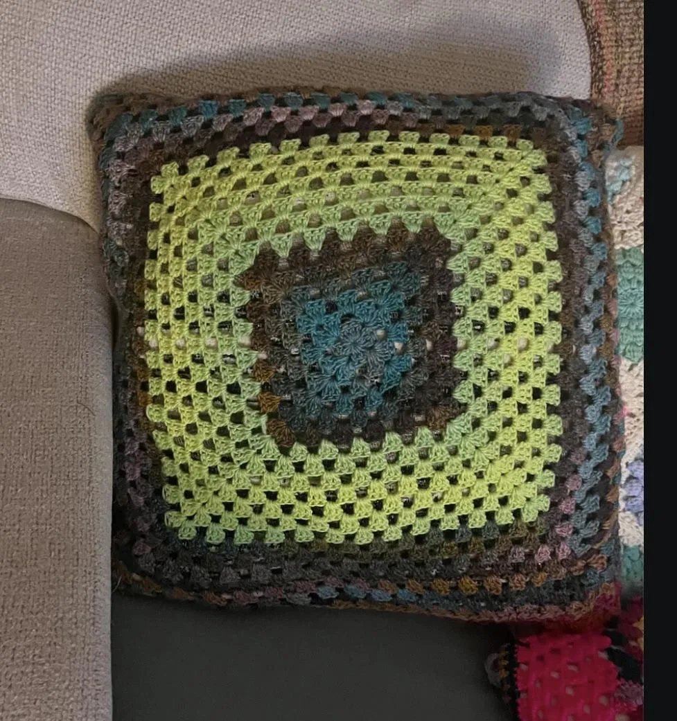 I need ideas to cover an ugly pillow that came with my couch posted by jingleheimerschitt