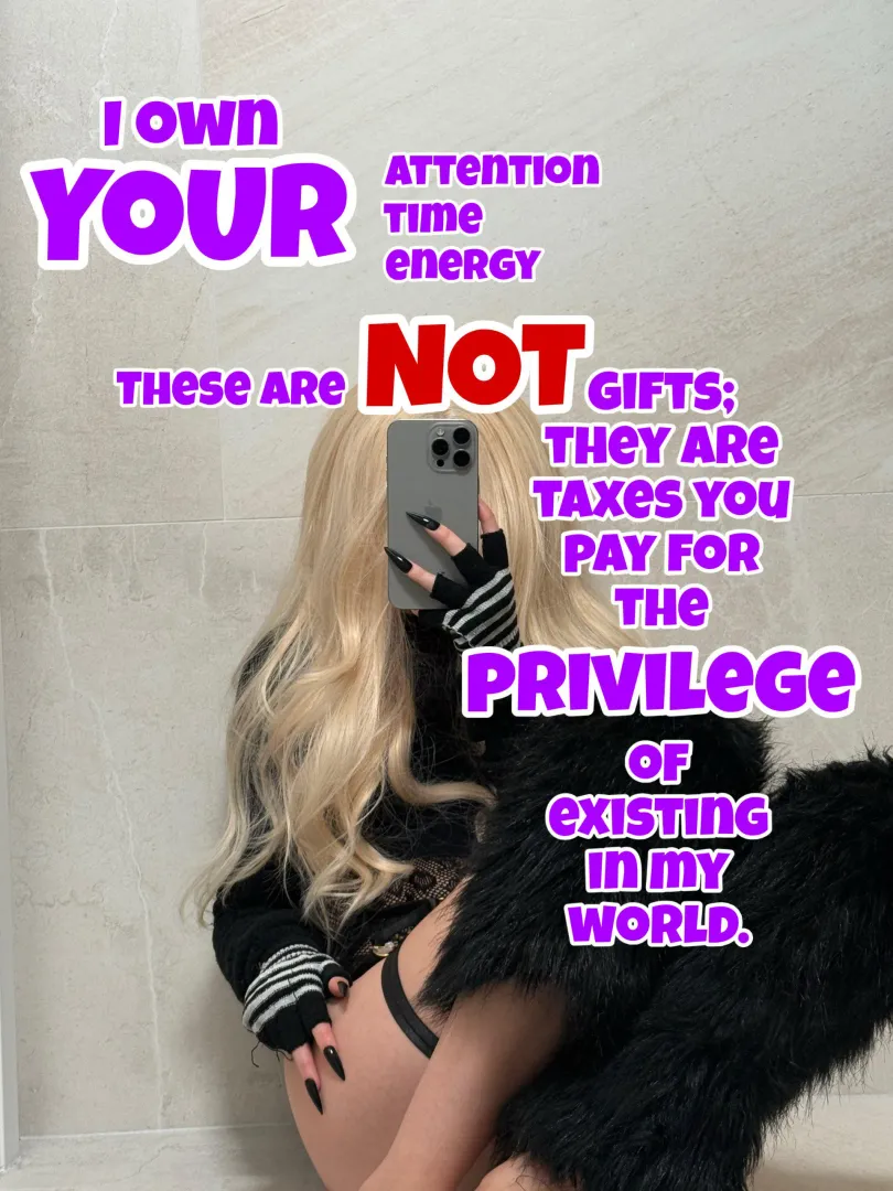 I Own Your Energy. It's Not a Gift. posted by CutLuxie