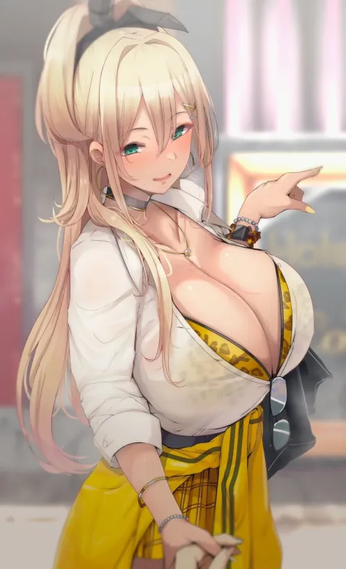 I ran into this hot mega busted asian chick at one of the subway stations. She didn't speak very good English but offered to guide me around the city for some local entertainment. She took me to a shrine and told me the words to say and now she's guidi by sleepy_eyed