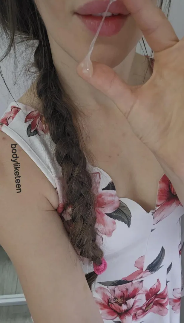 I really love eating my grool when its sticky... yummy.. would you swallow it too posted by bodyliketeen