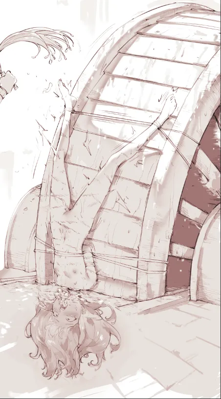 I really wish I'd get snuffed while bound to a water wheel while people watch me posted by ThrownLifeWasted2