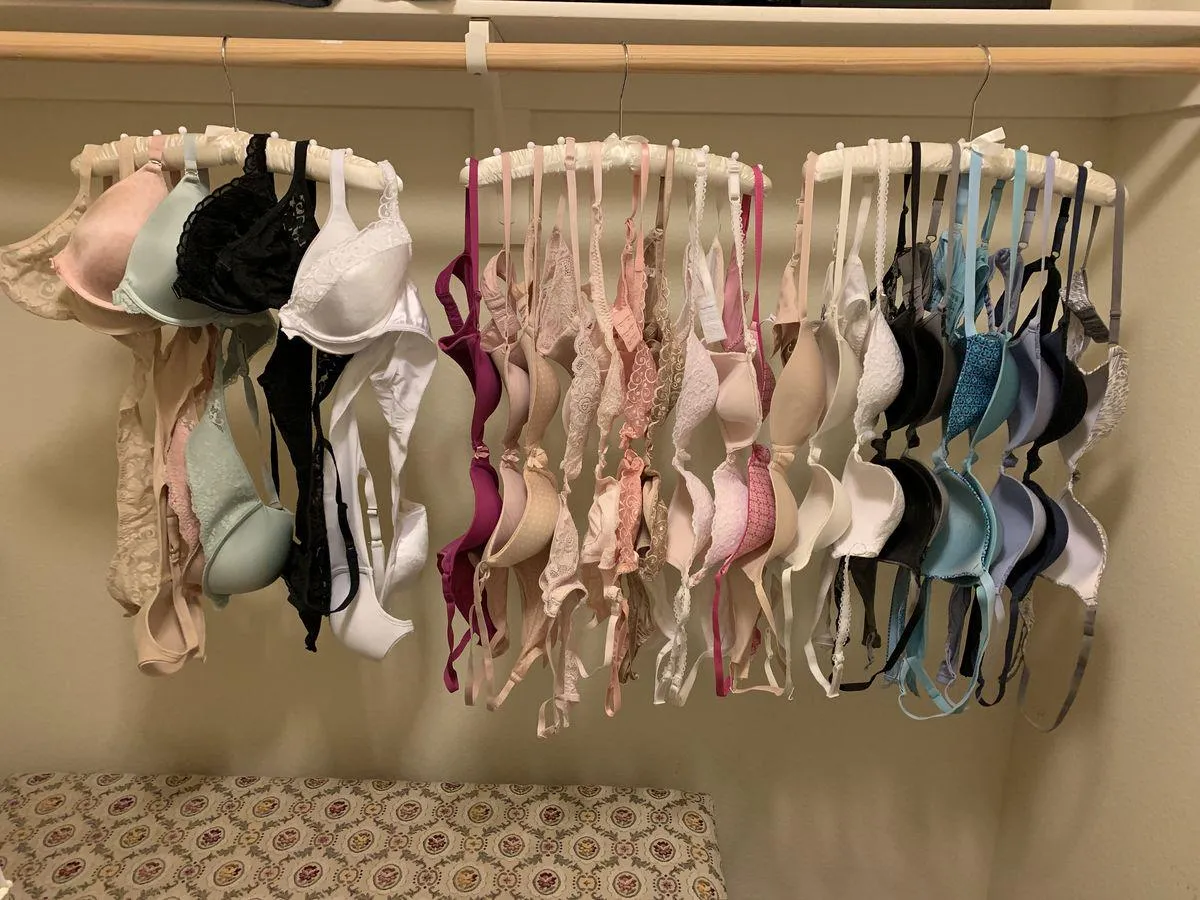 I really wish this was my wardrobe..... would be wanking over these non stop ! posted by Brasareawesome