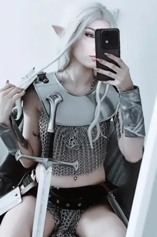 I remember a conversation about many nerds dislike when women have low effort armor which shows so much skin like in many retro games and comics. I always found it pretty tho it's really needs the best fighting skills not to get hurt in an armor like th by BreadfruitWestern156