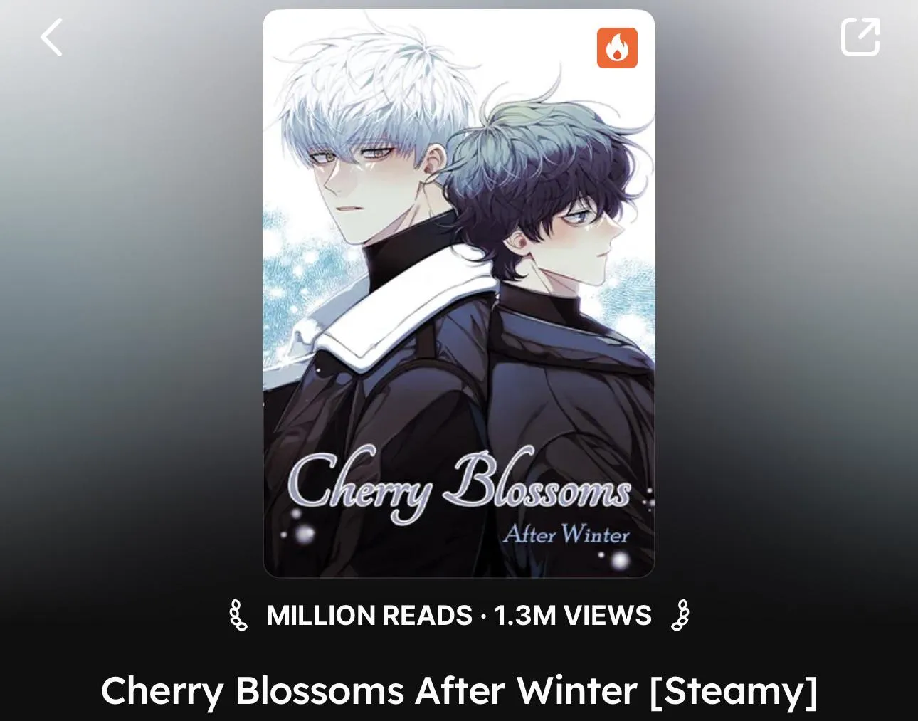 I see why the photo changed now… [Cherry Blossoms After Winter] posted by mistakenfriend_