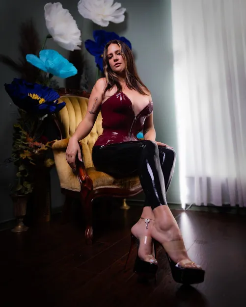 I simply have to wear latex by Thedivinefoot