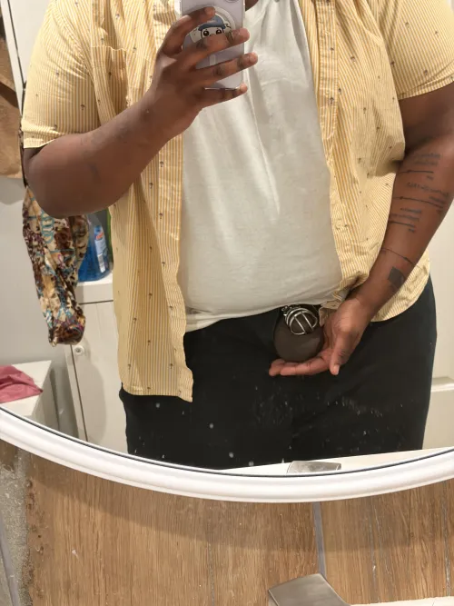 I think I need a smaller cage by subpup564