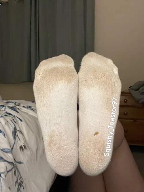 I train hard and my sweaty socks are the proof. Strong vinegary scent  by Squishy_Toaster97