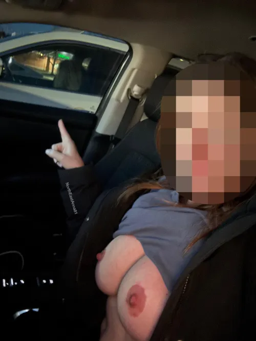 I tried to get caught but she never turned around…. Happy Friday everyone.. by NorthEastAnna81