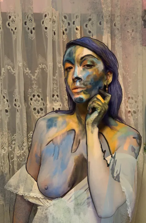 I tried to replicate Dolores Dei from Disco Elysium! by billyporcelaine