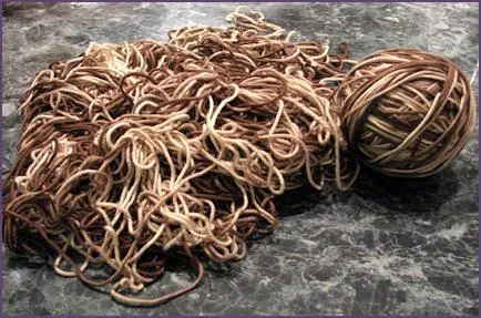 I understand the first part of knitting, but afterwards it curls up and I get these uneven stitches. What am I doing wrong? posted by wyoming_rider