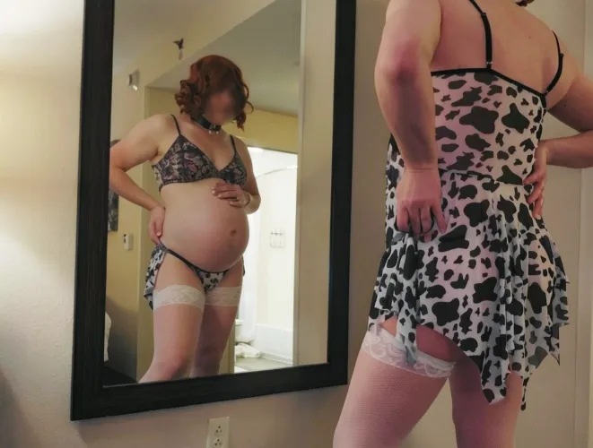 I used AI to make myself look pregnant, and now I might be obsessed. It's such a dream to be a pregnant sissy wifey! by Naughty_SophiaXOXO