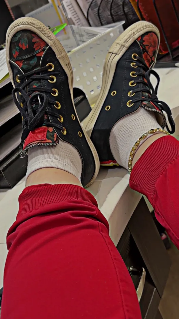 I wanna crush you like a little turd with these shoes posted by Reynita88