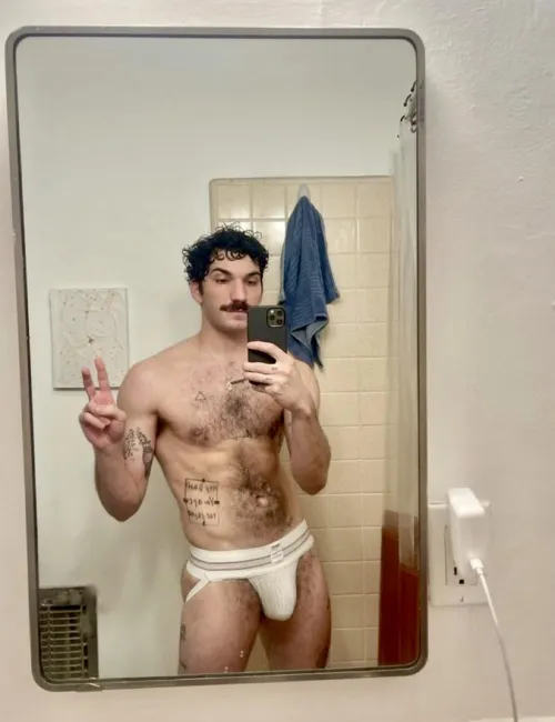 I wanna sniff that jockstrap so bad  by PeterPansL0stBoy