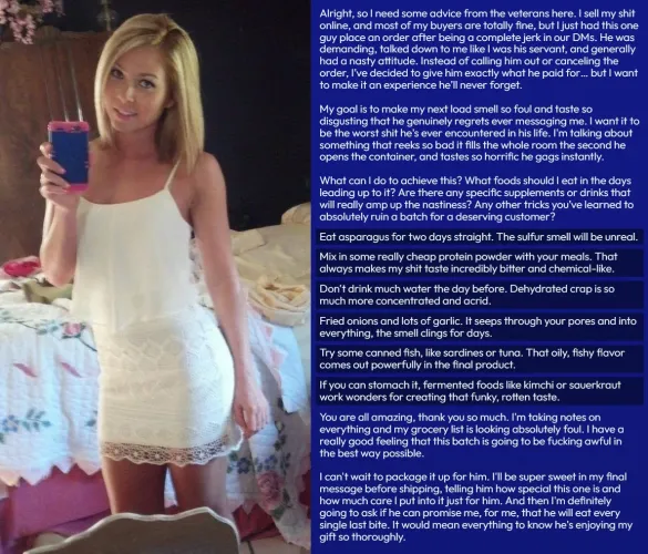 I want it to be the worst shit he's ever encountered in his life [shit] by ishoweredandimwetnow