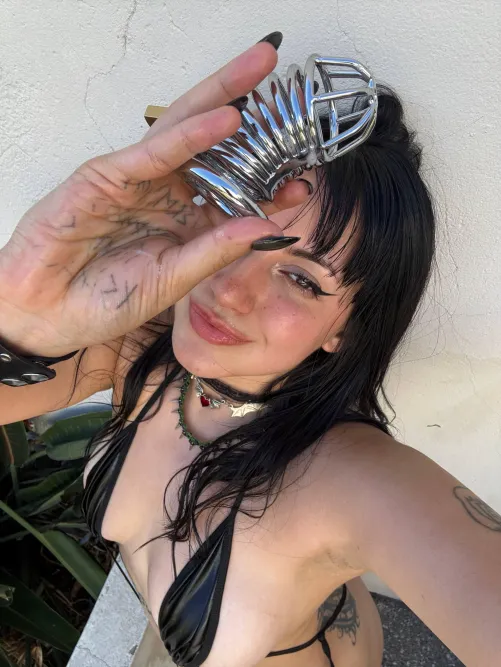 I want my new toy in my hands (your cock caged) by nyaisyourgoddess