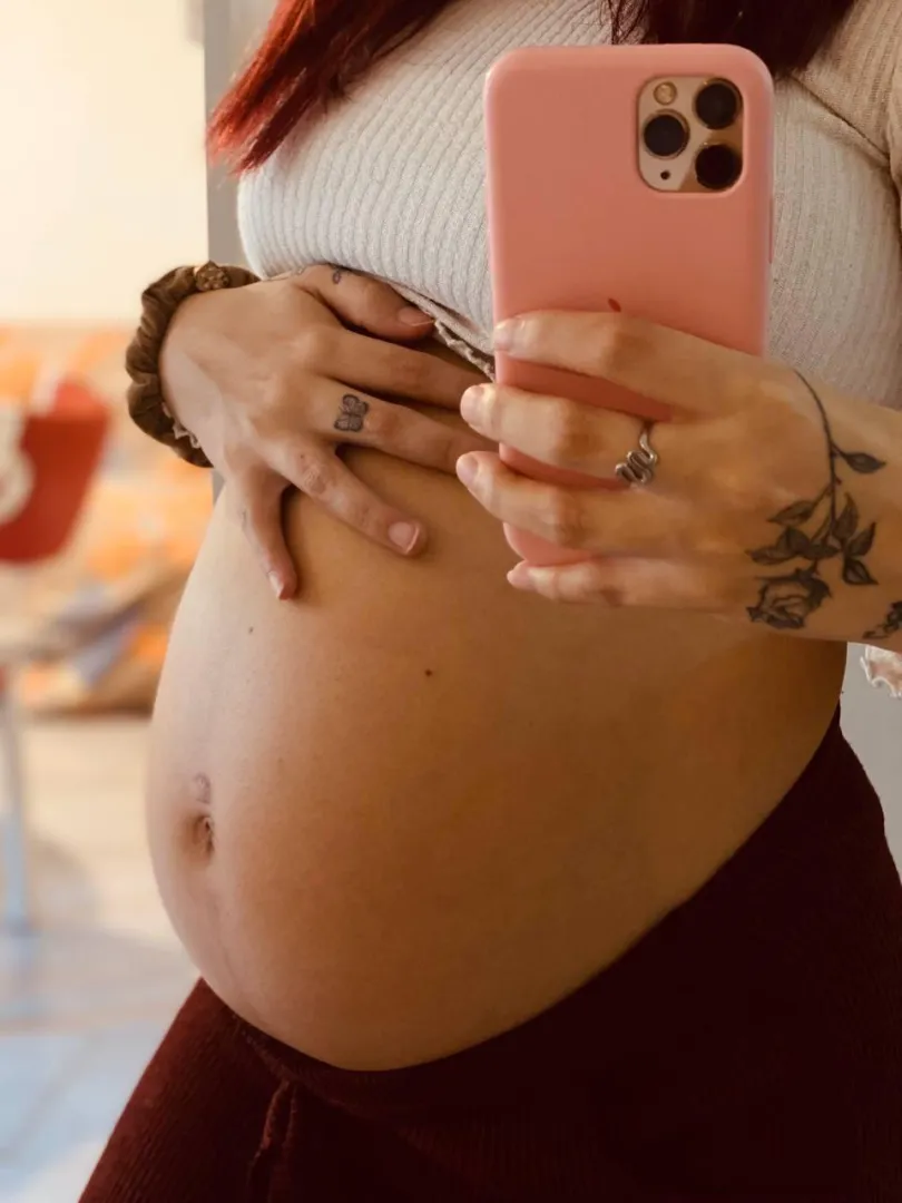 I want you to witness how big and beautiful my bump is posted by brielle_rain