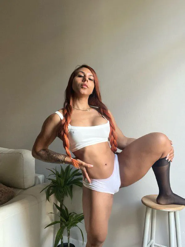 I wanted you to see my pretty red braids posted by Real-Diver8010