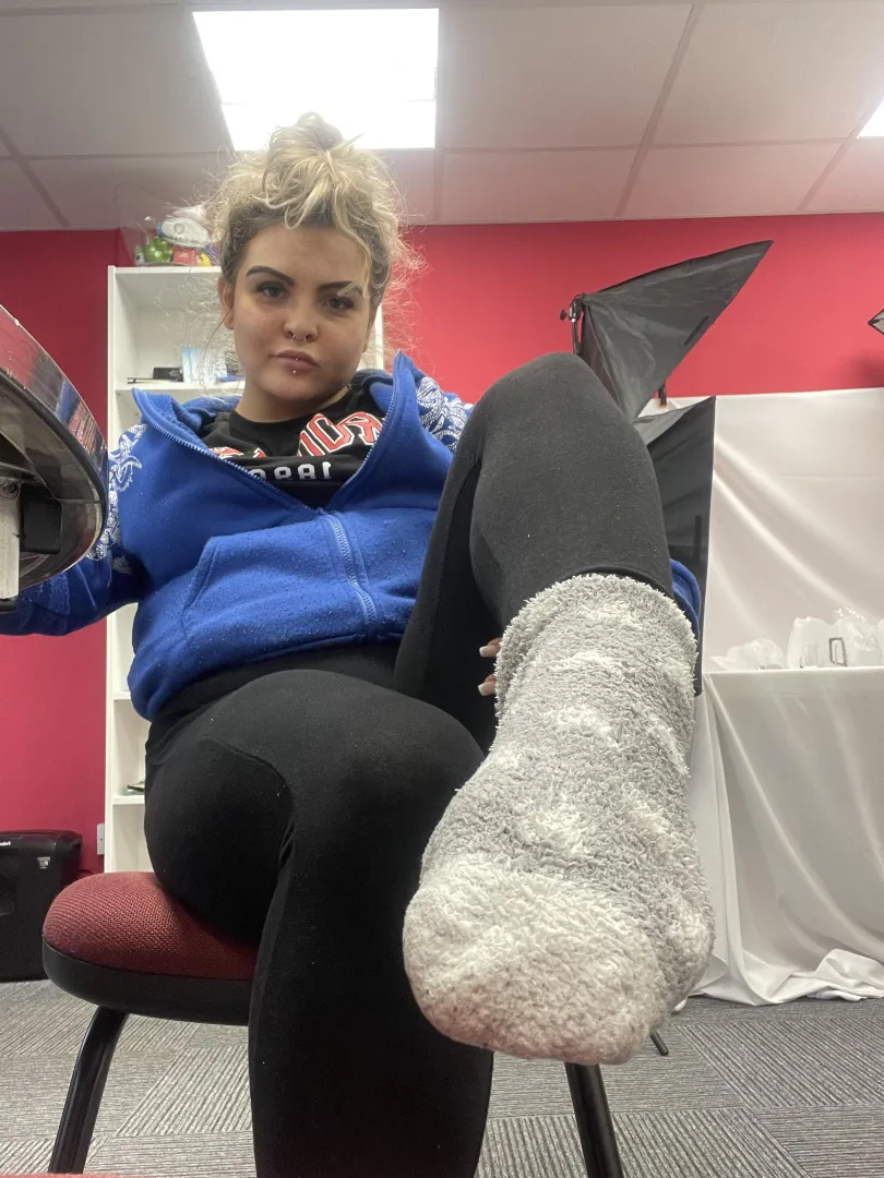 I will never not wear fluffy socks  posted by worththetroublex