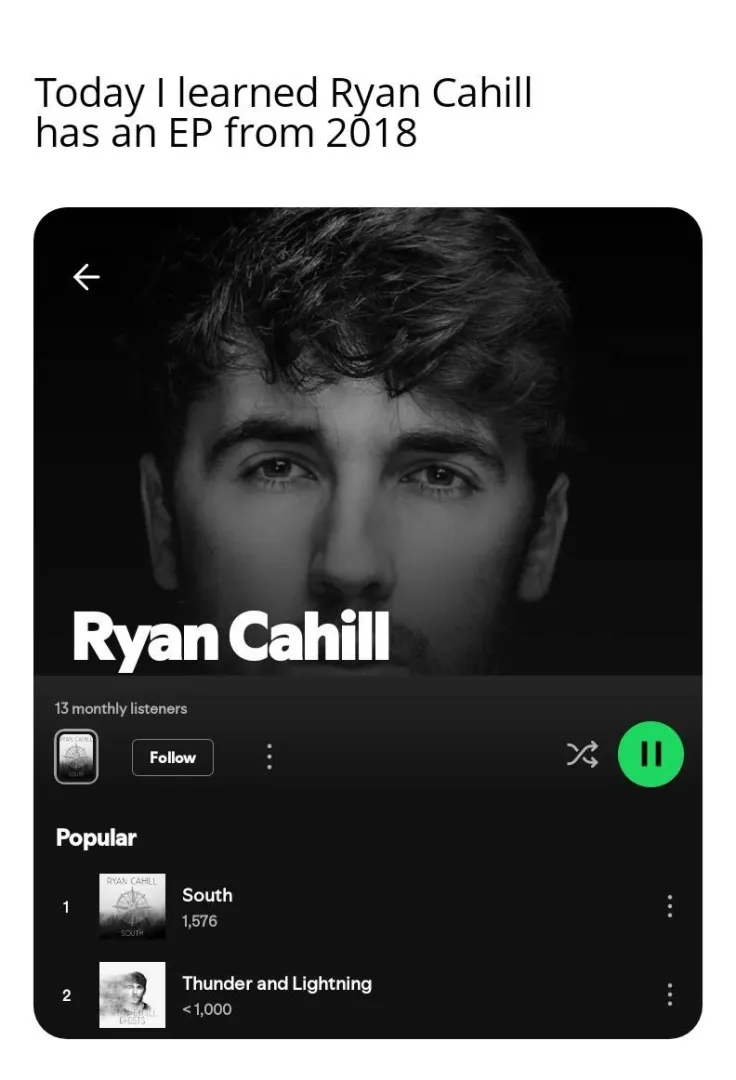 I wonder if he listens to it while writing posted by elveshumpingdwarves