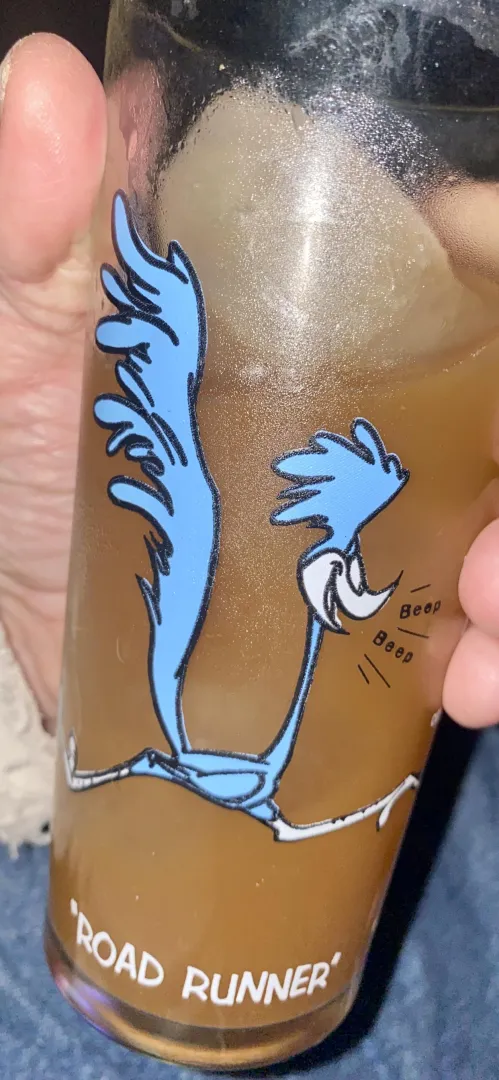 Ice tea flavored with 12 piss ice cubes. posted by RelicHunter1