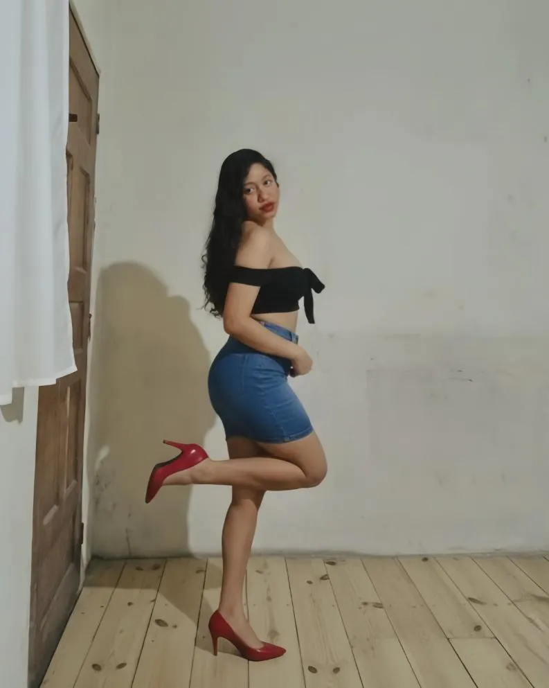 I'd like to take off all my clothes... except my red heels posted by Naugh_doll