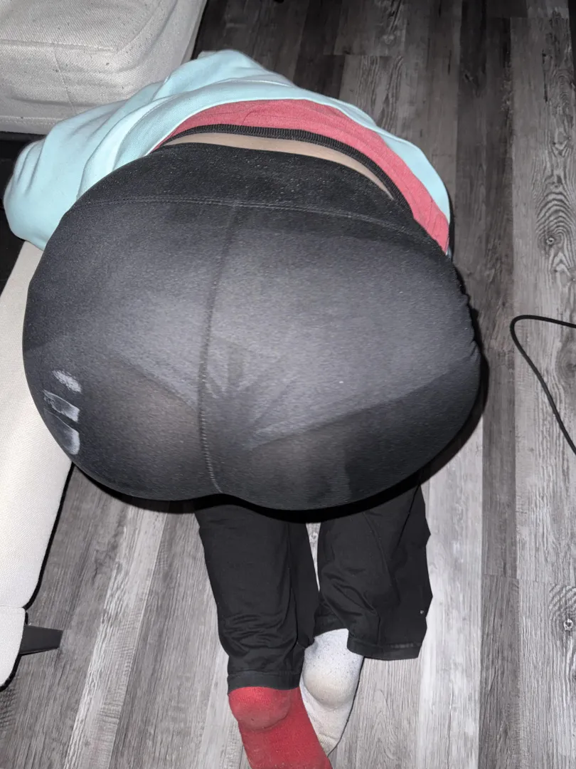 Idk what’s worse the paint stain or the fact these leggings show through posted by Snackalicious5122