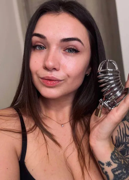 If I kept you locked in chastity for 30 days and then slapped your balls once, do you think you’d cum instantly? by bright_sunshine1818