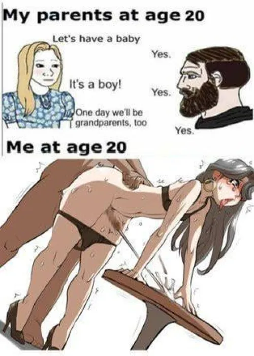 If only they knew there boy would never have kids  by North-2004