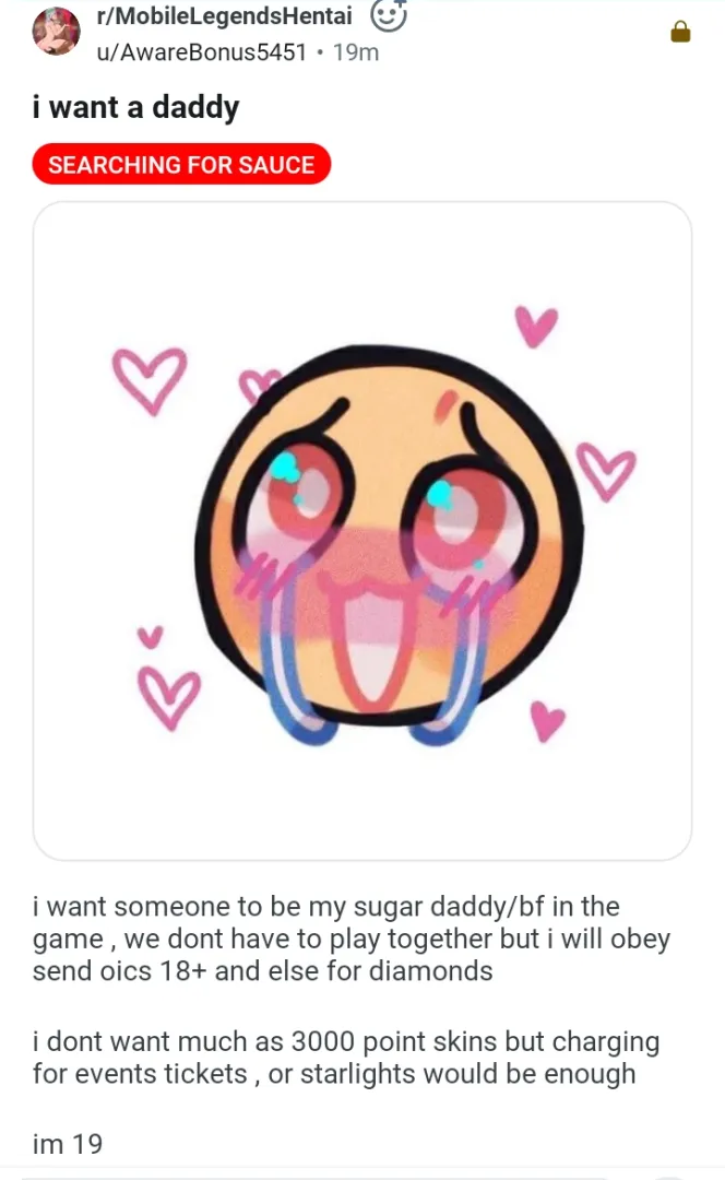 If post like these keep appearing stay careful and report them. posted by Tabotheweirdoart