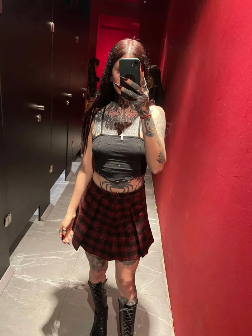 If you bump into me at the bar, would you cheat on me? She wouldn't even notice. posted by Icepapice