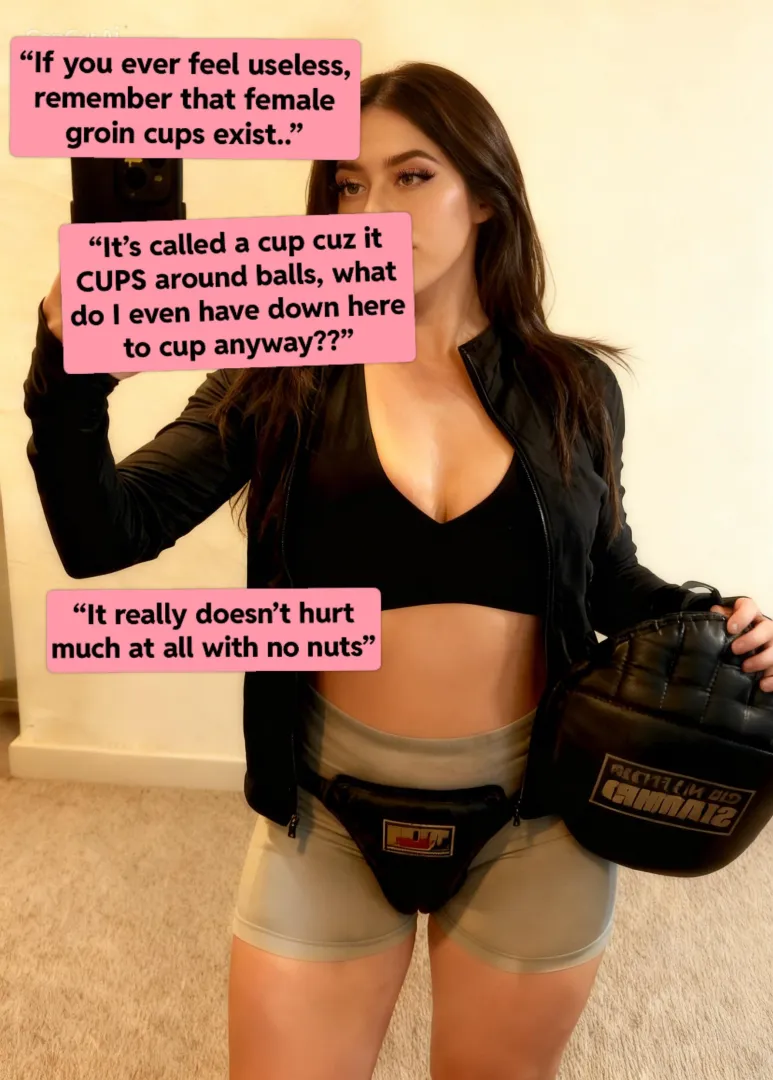 “If you ever feel useless, remember that female groin cups exist..” posted by Capable_Owl_4299