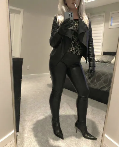 If you saw me, cigarette between my lips…
would you ask for my number, or just stare?  by heeledobsession