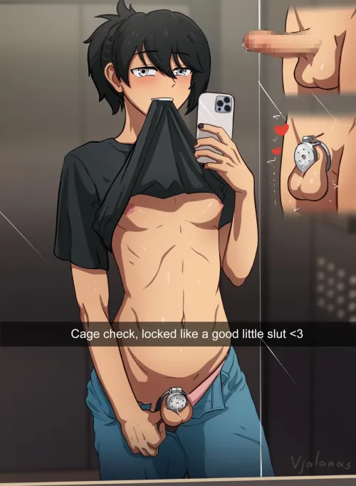 If you saw me like this in the elevator, alone and was showing my pretty little cage... What'll you do~? by ZeroBoosterZ